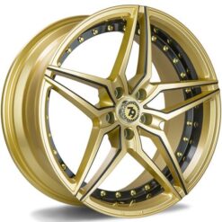 79Wheels SV-AR 19x9,5 ET35 5x120 GLOSS GOLD BLACK MILL
