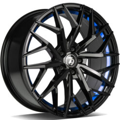 79Wheels SV-C 19x8,5 ET33 5x120 GLOSS BLACK BLUE BARREL