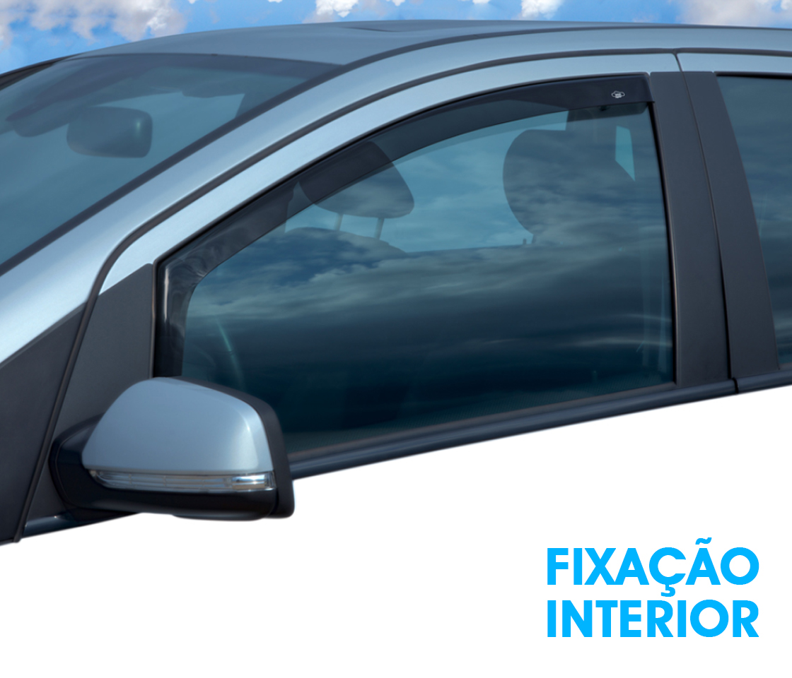Chuventos MAZDA 3 (BK) HATCH 2003 - 2009, 4/5 Portas, Frente, Aplicação Exterior, 2 pcs