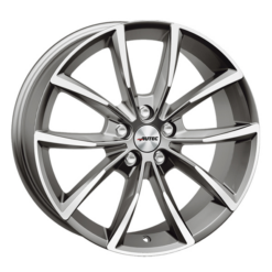 Autec Astana 21x9 ET35 5x112 Titanium silver polished