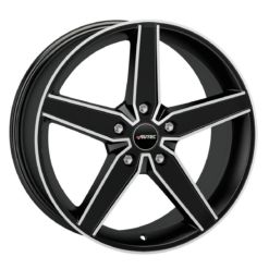 Autec Delano 18x8 ET45 5x112 Black matt polished