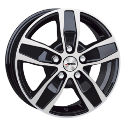 Autec Quantro 18x7,5 ET66 5x118 Black polished