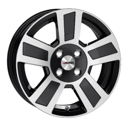 Autec Tigris 15x6 ET30 4x100 Black polished