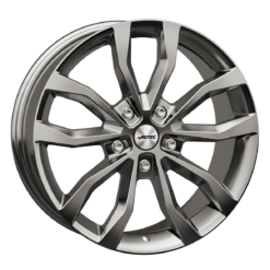 Autec Uteca 19x9,5 ET45 5x114,3 Titanium silver