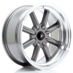 JR Wheels JR19 17x8 ET0 BLANK Gun Metal