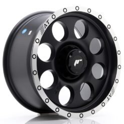 JR Wheels JRX4 17x8,5 ET20-35 BLANK Matt Black w/ Machined Lip