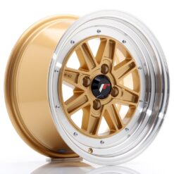 JR Wheels JR31 15x7,5 ET20 4x100 Gold w/ Machined Lip