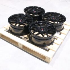 Set of JR18 18x7,5 ET25 4x108 Gloss Black