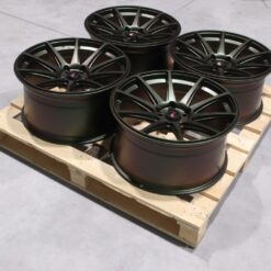 Set of JR11 20x10 ET20 + 20x10 ET30 5x112 Matt Bronze-Green Chameleon