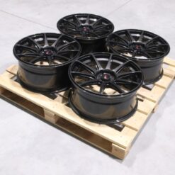 Set of JR11 19x8,5 ET40 5x108 Gloss Graphite