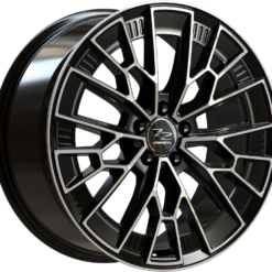 FONDMETAL 1972 21x11 5x130 ET59 -GLOSSY BLACK MACHINED