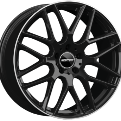GMP BERGHEM 22x10 5x130 ET35 -BLACK DIAMOND LIP