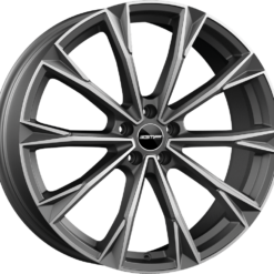 GMP TOTALE 22x9,5 5x108 ET38 -MATT ANTHRACITE DIAMOND
