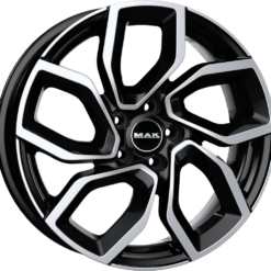 MAK APOLLO 16x6,5 5x108 ET38 -BLACK MIRROR