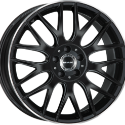 MAK ARROW 20x8 5x112 ET30 -GLOSS BLACK MIRROR RING