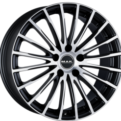 MAK FATALE 18x9 5x108 ET30 -ICE BLACK