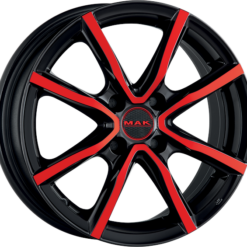 MAK MILANO 4 15x5,5 4x100 ET40 -BLACK & RED
