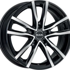 MAK MILANO 16x6,5 5x114,3 ET50 -BLACK MIRROR