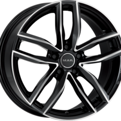 MAK SARTHE 17x7,5 5x112 ET47 -BLACK MIRROR