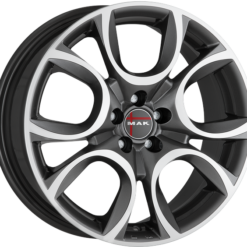 MAK TORINO 17x7 4x100 ET45 -GUN METALLIC MIRROR FACE