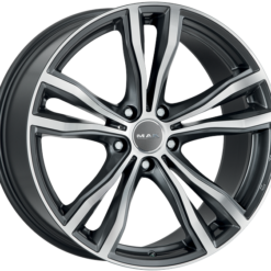 MAK X-MODE 21x11,5 5x112 ET38 -GUN METALLIC MIRROR FACE
