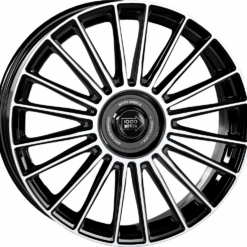 MILLE MIGLIA MM1022 20x8,5 5x108 ET45 -GLOSS BLACK POLISHED