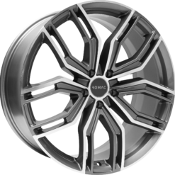 ROMAC CATALINA 22x9,5 5x120 ET40 -GLOSS GREY W/ POLISHED FACE
