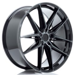 JR Wheels JR44 22x9 ET15-35 5H BLANK Black Machined w/ Tinted Face