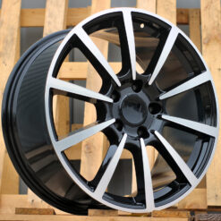 Jante  Porsche (Style) 20x9.5 ET45 5x130 - Preto / Polido