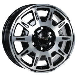 ARCEO LT1 16x6,5 ET62 6x130 Black Diamond