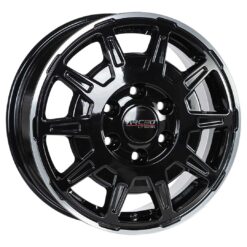 ARCEO LT1 16x6,5 ET62 6x130 Black Lip Diamond