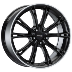 ARCEO ASW01 20x8,5 ET45 5x112 Matt Black Lip Diamond