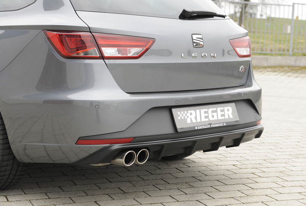 Difusor Seat Leon FR (5F) 5-dr. (ST/station wagon) 01.13-12.16 -Preto Mate - Image 5