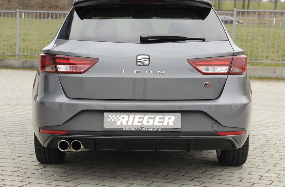 Difusor Seat Leon FR (5F) 5-dr. (ST/station wagon) 01.13-12.16 -Preto Mate - Image 6