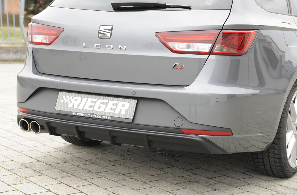 Difusor Seat Leon FR (5F) 5-dr. (ST/station wagon) 01.13-12.16 -Preto Mate - Image 7
