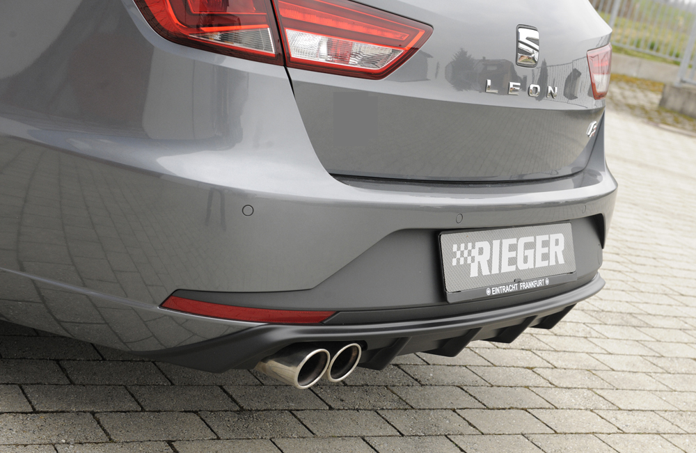 Difusor Seat Leon FR (5F) 5-dr. (ST/station wagon) 01.13-12.16 -Preto Mate - Image 9