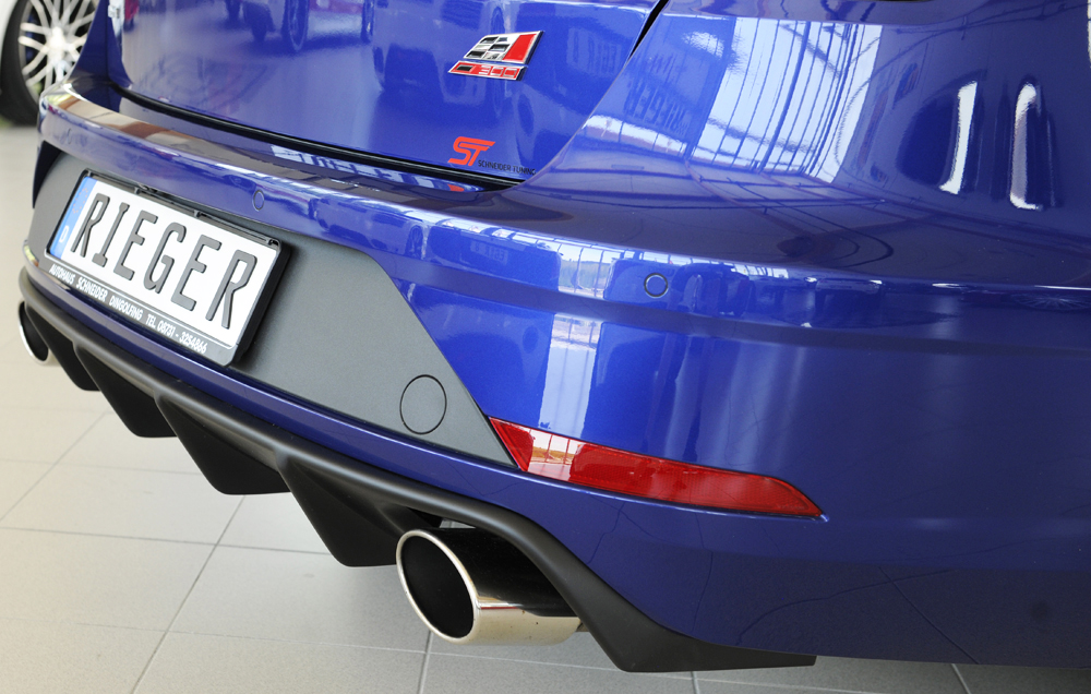 Difusor Seat Leon Cupra (5F) 5-dr. (ST/station wagon) 01.17- -Preto Mate - Image 5