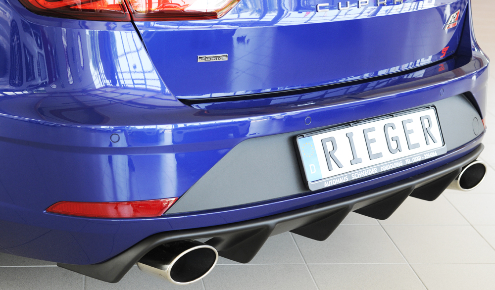 Difusor Seat Leon Cupra (5F) 5-dr. (ST/station wagon) 01.17- -Preto Mate - Image 6
