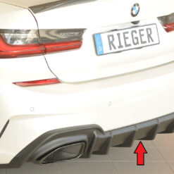 Difusor BMW 3-series G21  (G3K) touring 03.19-06.22   -Preto Mate