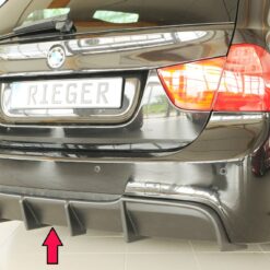 Difusor BMW 3-series E91 touring 09.08-  LCI  -Preto Mate