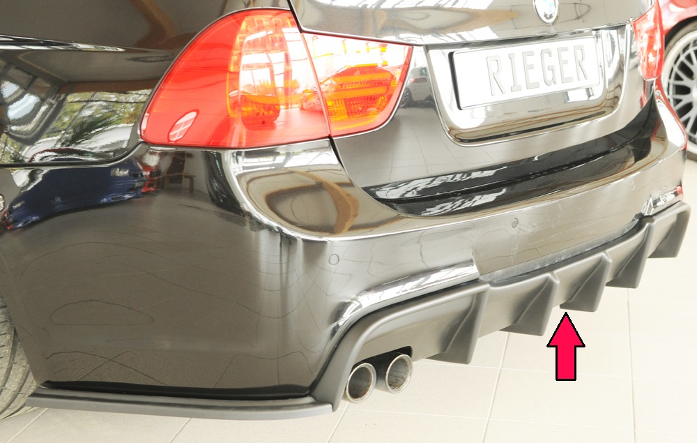 Difusor BMW 3-series E91 touring 09.08- LCI -Preto Mate - Image 4
