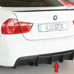 Difusor BMW 3-series E91 touring 09.08-  LCI  -Preto Mate