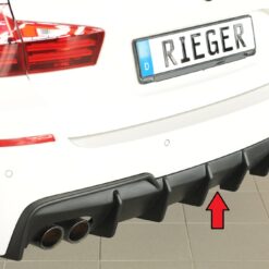 Difusor BMW 5-series F11  (5K) touring 09.10-06.13   -Preto Mate