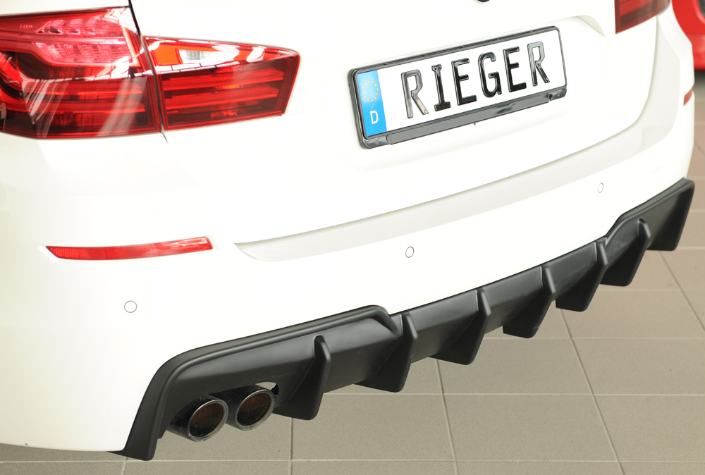 Difusor BMW 5-series F11 (5K) touring 09.10-06.13 -Preto Mate - Image 2
