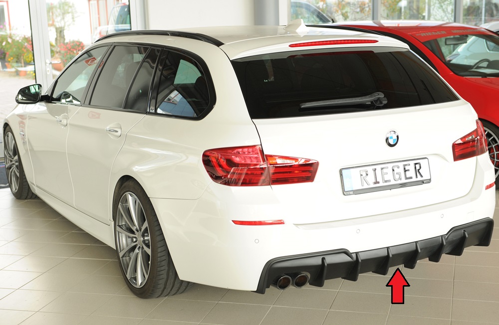 Difusor BMW 5-series F11 (5K) touring 09.10-06.13 -Preto Mate - Image 5