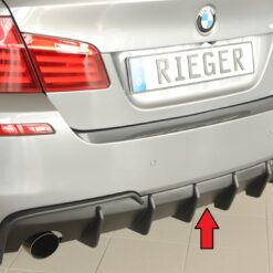 Difusor BMW 5-series F11  (5K) touring 09.10-06.13   -Preto Mate