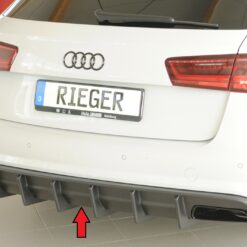 Difusor Audi A6 (4G/C7) sedan 09.14-  (S-LINE) -Preto Mate
