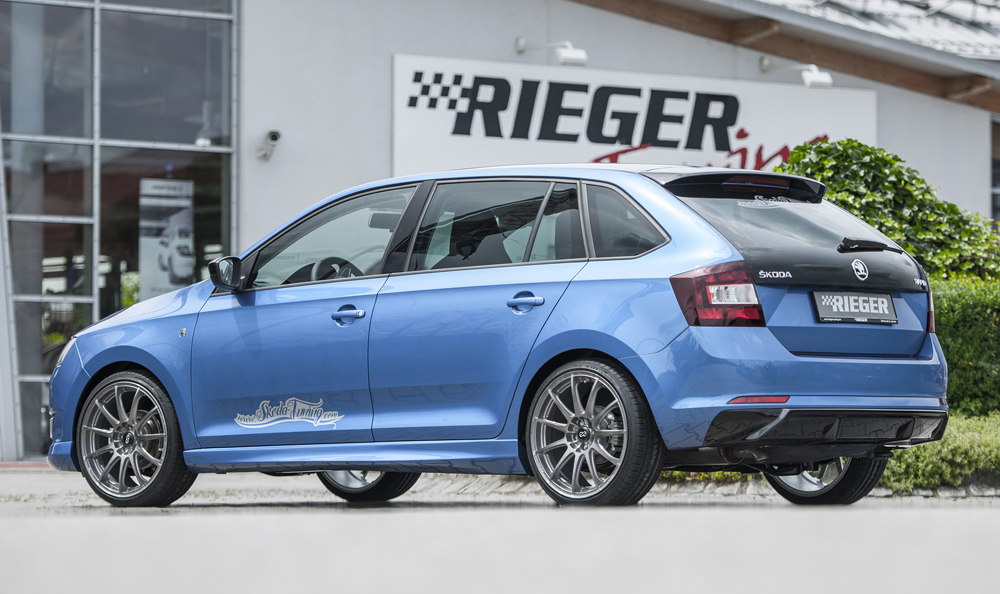 Difusor Skoda Rapid (NH) spaceback 07.12-04.17 -Preto Brilhante - Image 6