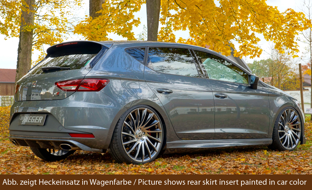 Difusor Seat Leon Cupra (5F) 5-dr. 03.14-12.16 -Preto Brilhante - Image 6