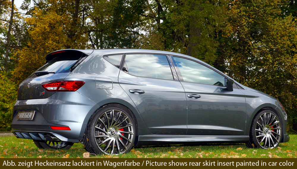 Difusor Seat Leon Cupra (5F) 5-dr. 03.14-12.16 -Preto Brilhante - Image 8